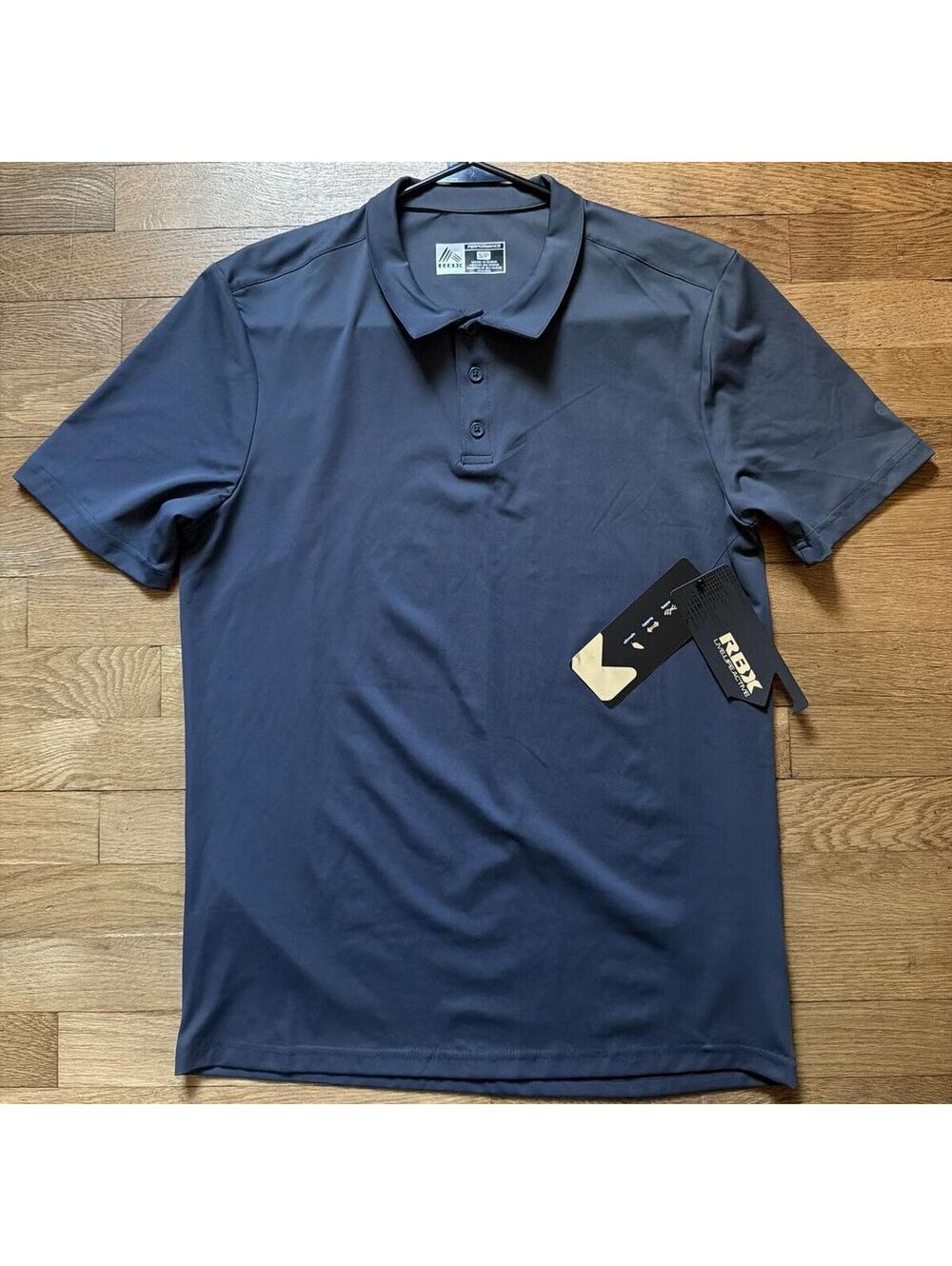 Small - Men - RBX Active Grey Performance Polo (NWT)